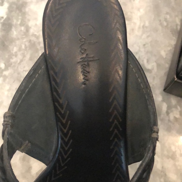 Cole Haan Black leather slides - Picture 6 of 6